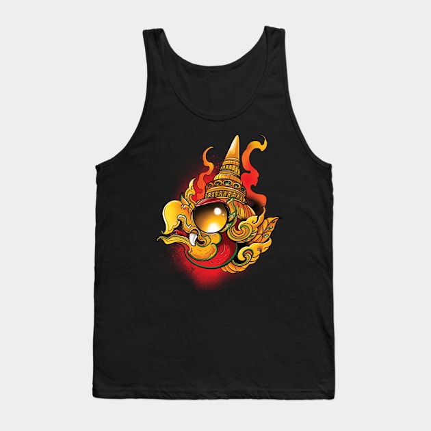 thai garuda black Tank Top by Sing-Toe-Wrote 